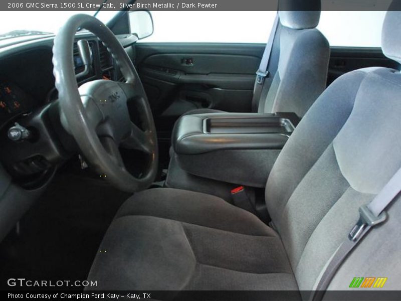 Silver Birch Metallic / Dark Pewter 2006 GMC Sierra 1500 SL Crew Cab