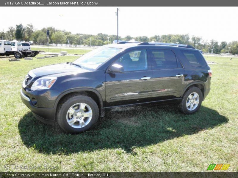 Carbon Black Metallic / Ebony 2012 GMC Acadia SLE