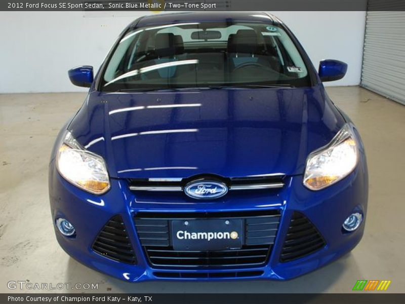 Sonic Blue Metallic / Two-Tone Sport 2012 Ford Focus SE Sport Sedan
