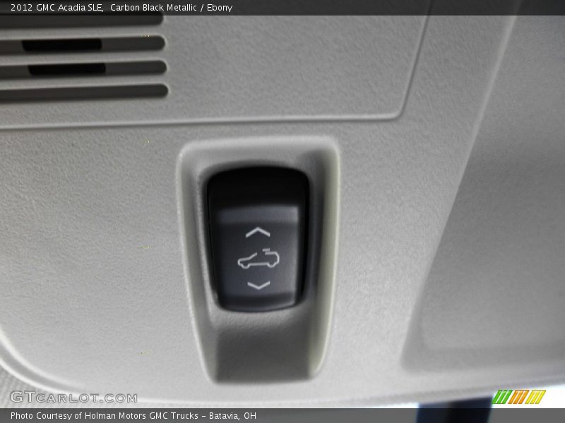 Carbon Black Metallic / Ebony 2012 GMC Acadia SLE