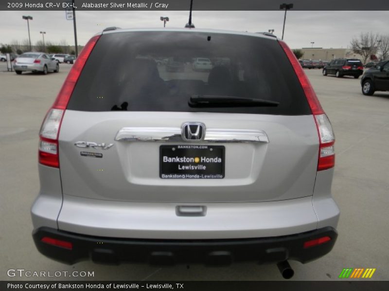 Alabaster Silver Metallic / Gray 2009 Honda CR-V EX-L