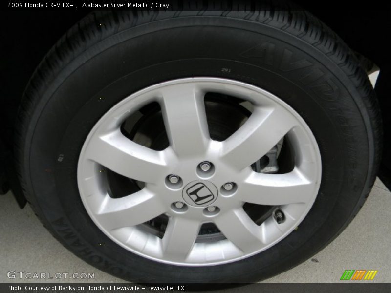 Alabaster Silver Metallic / Gray 2009 Honda CR-V EX-L