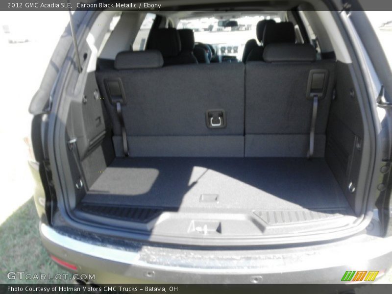 Carbon Black Metallic / Ebony 2012 GMC Acadia SLE