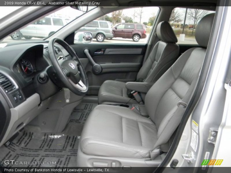 Alabaster Silver Metallic / Gray 2009 Honda CR-V EX-L