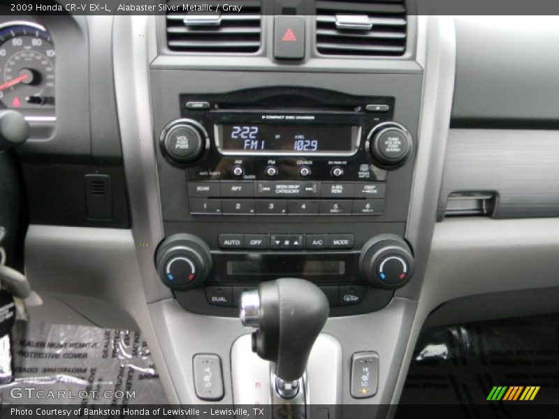 Alabaster Silver Metallic / Gray 2009 Honda CR-V EX-L