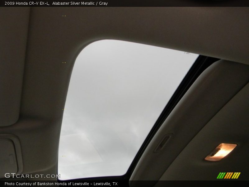 Alabaster Silver Metallic / Gray 2009 Honda CR-V EX-L