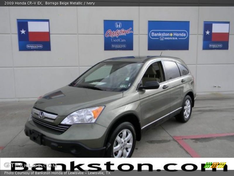 Borrego Beige Metallic / Ivory 2009 Honda CR-V EX