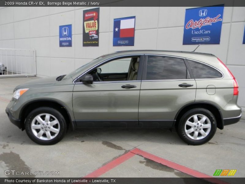 Borrego Beige Metallic / Ivory 2009 Honda CR-V EX