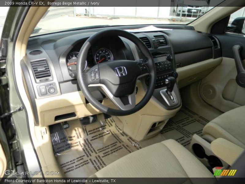 Borrego Beige Metallic / Ivory 2009 Honda CR-V EX