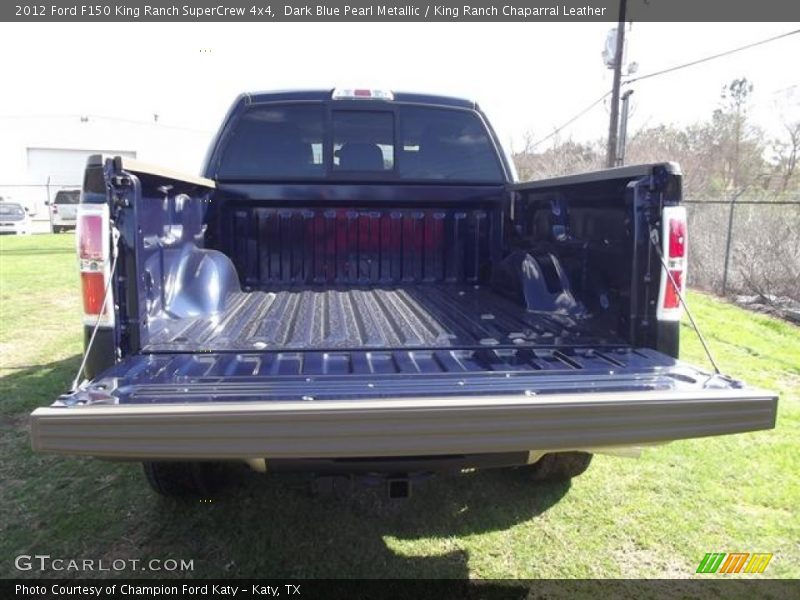 Dark Blue Pearl Metallic / King Ranch Chaparral Leather 2012 Ford F150 King Ranch SuperCrew 4x4