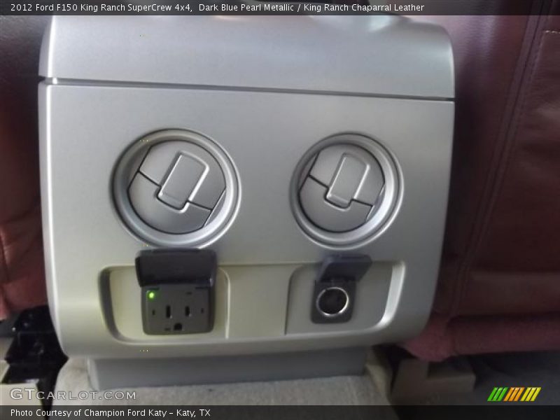 Dark Blue Pearl Metallic / King Ranch Chaparral Leather 2012 Ford F150 King Ranch SuperCrew 4x4
