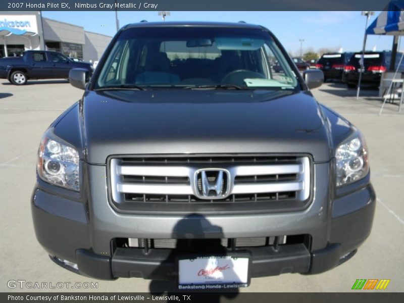 Nimbus Gray Metallic / Gray 2007 Honda Pilot EX