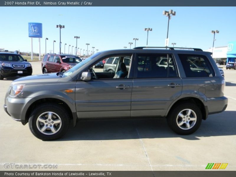 Nimbus Gray Metallic / Gray 2007 Honda Pilot EX