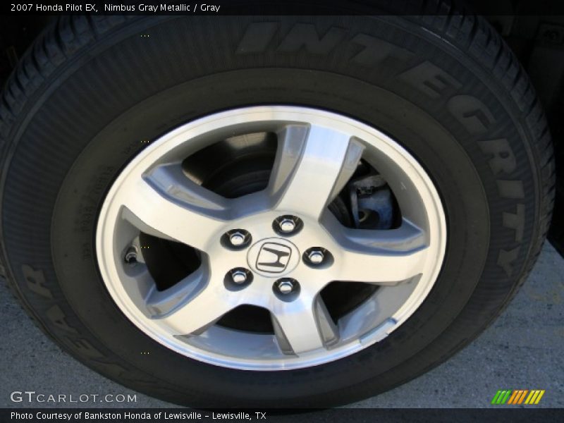 Nimbus Gray Metallic / Gray 2007 Honda Pilot EX