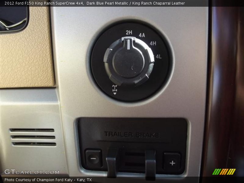 Dark Blue Pearl Metallic / King Ranch Chaparral Leather 2012 Ford F150 King Ranch SuperCrew 4x4