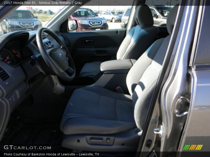 Nimbus Gray Metallic / Gray 2007 Honda Pilot EX