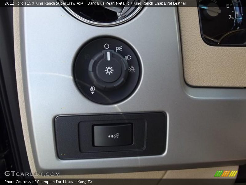 Dark Blue Pearl Metallic / King Ranch Chaparral Leather 2012 Ford F150 King Ranch SuperCrew 4x4