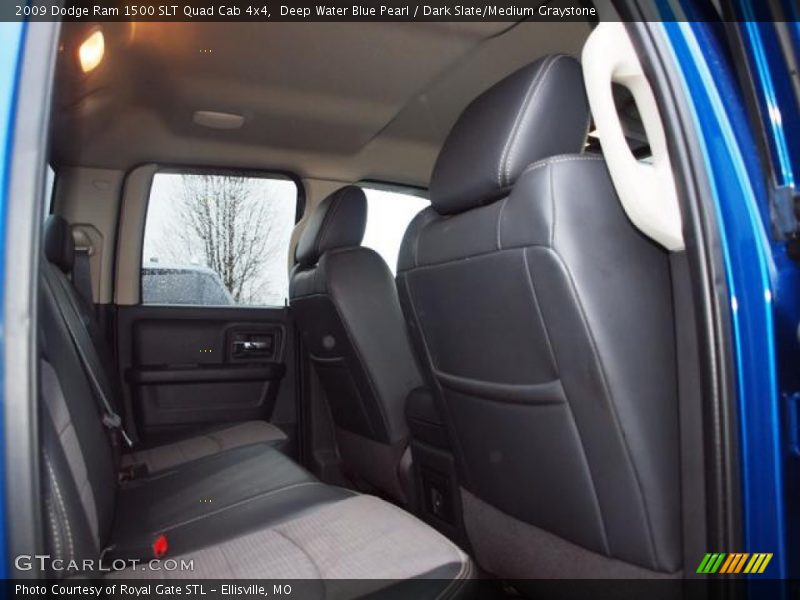 Deep Water Blue Pearl / Dark Slate/Medium Graystone 2009 Dodge Ram 1500 SLT Quad Cab 4x4