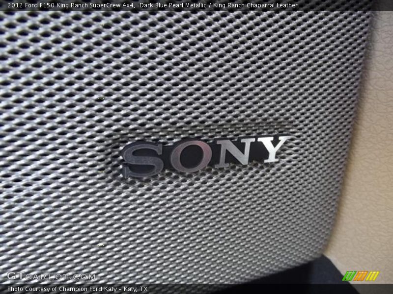 Dark Blue Pearl Metallic / King Ranch Chaparral Leather 2012 Ford F150 King Ranch SuperCrew 4x4