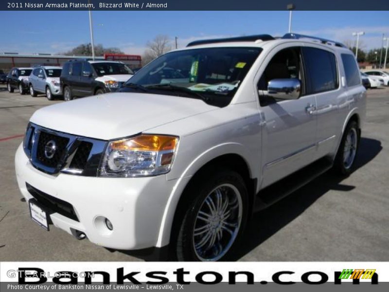 Blizzard White / Almond 2011 Nissan Armada Platinum