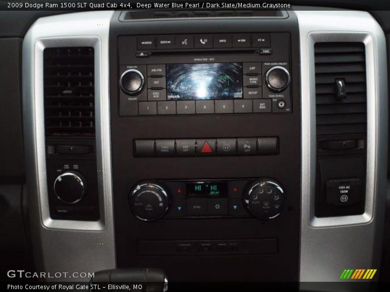 Deep Water Blue Pearl / Dark Slate/Medium Graystone 2009 Dodge Ram 1500 SLT Quad Cab 4x4