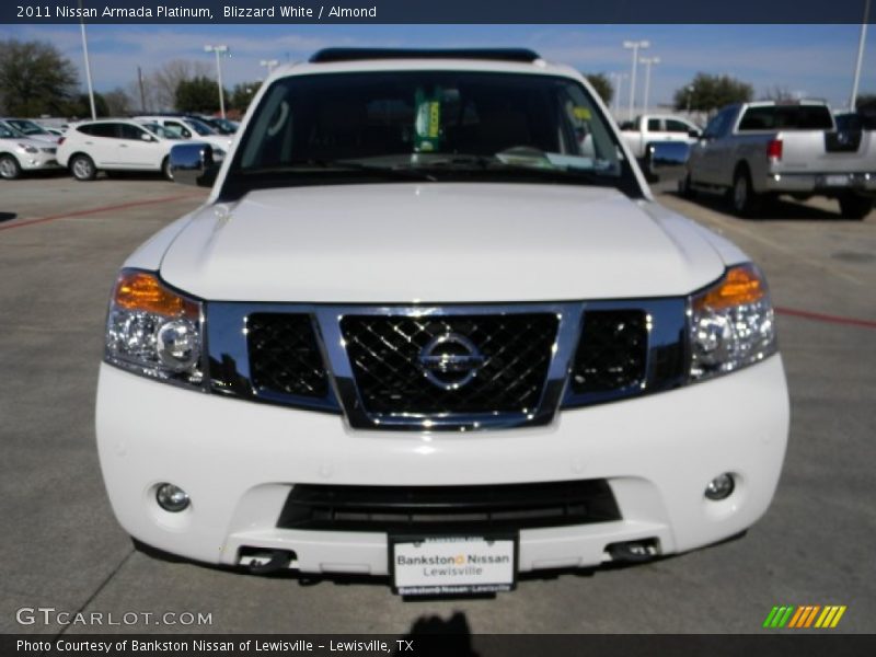 Blizzard White / Almond 2011 Nissan Armada Platinum