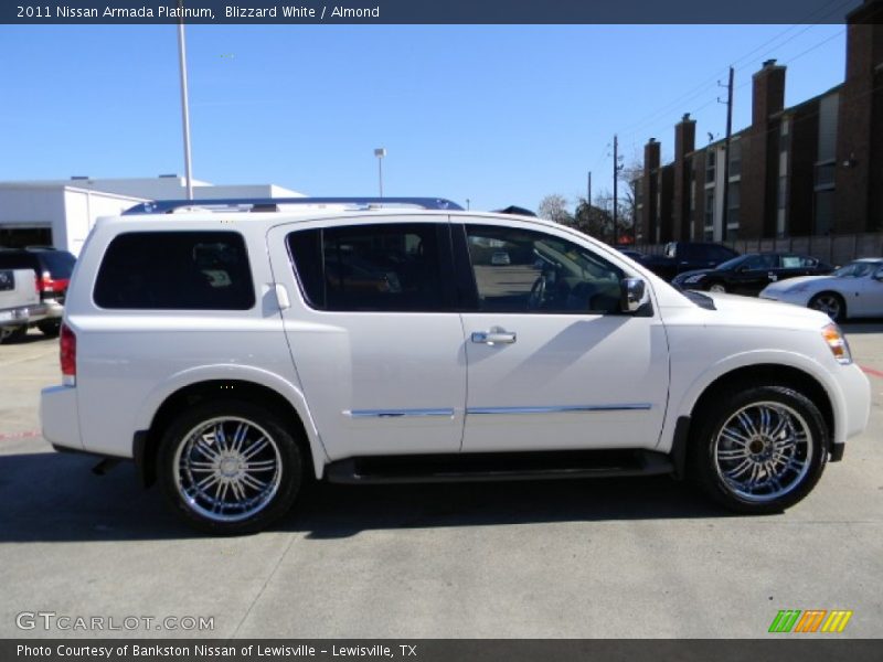 Blizzard White / Almond 2011 Nissan Armada Platinum