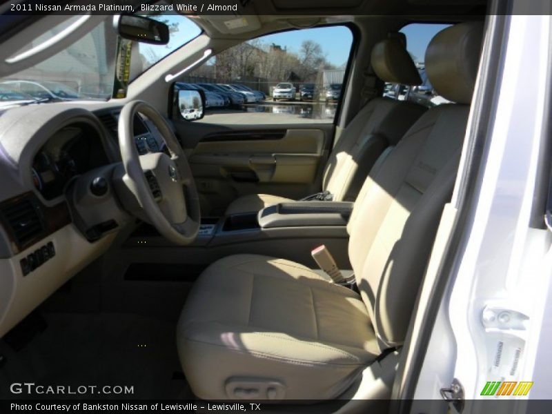 Blizzard White / Almond 2011 Nissan Armada Platinum