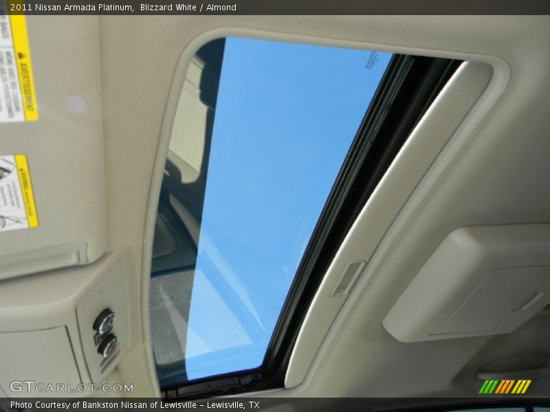 Blizzard White / Almond 2011 Nissan Armada Platinum