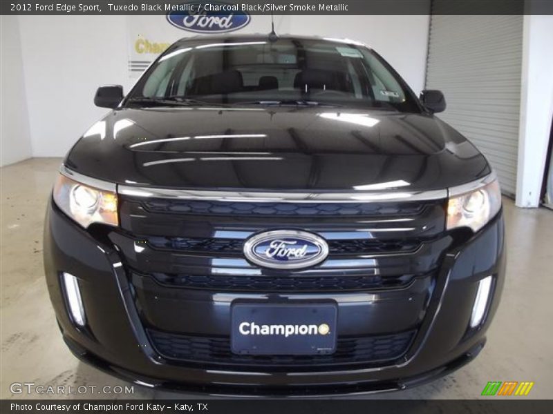 Tuxedo Black Metallic / Charcoal Black/Silver Smoke Metallic 2012 Ford Edge Sport
