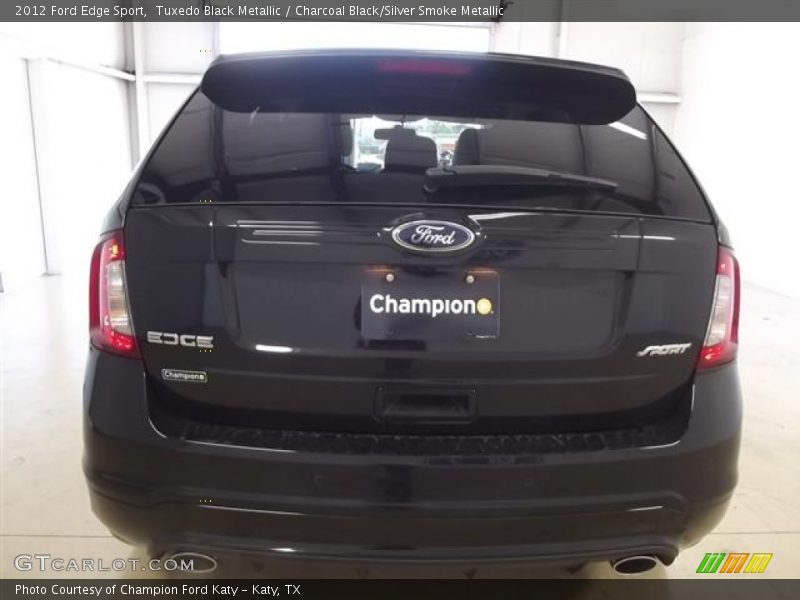 Tuxedo Black Metallic / Charcoal Black/Silver Smoke Metallic 2012 Ford Edge Sport