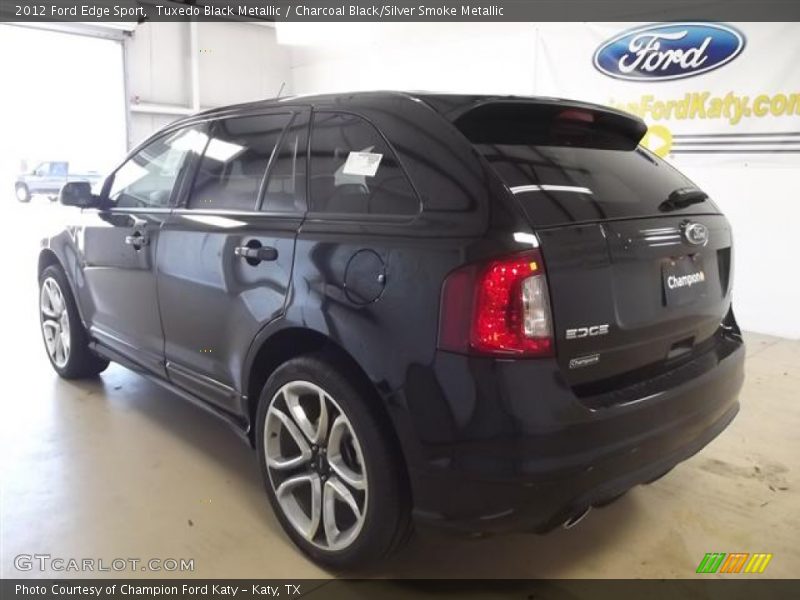 Tuxedo Black Metallic / Charcoal Black/Silver Smoke Metallic 2012 Ford Edge Sport
