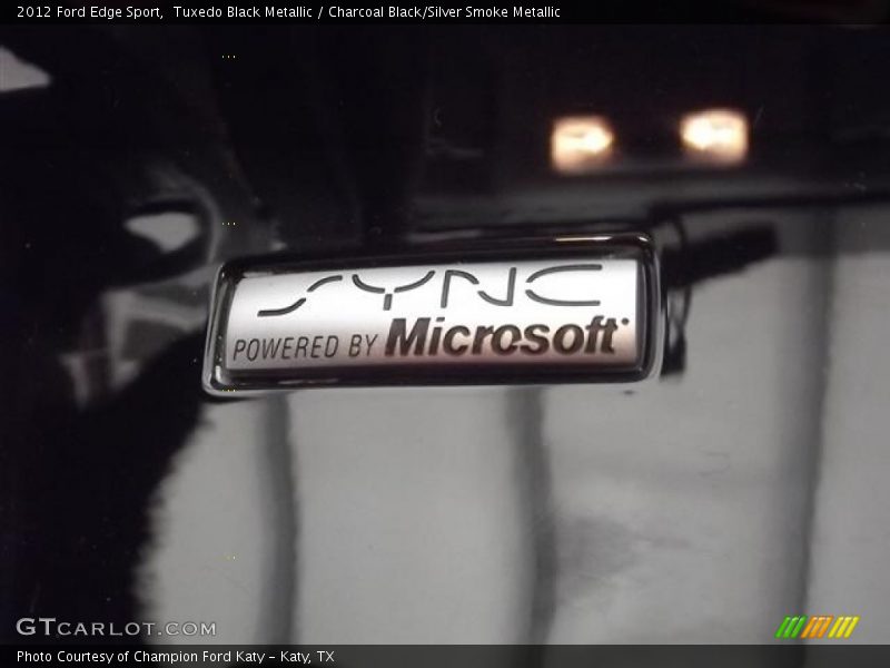 Tuxedo Black Metallic / Charcoal Black/Silver Smoke Metallic 2012 Ford Edge Sport