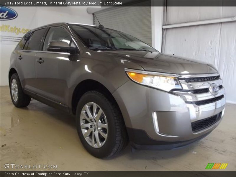 Mineral Grey Metallic / Medium Light Stone 2012 Ford Edge Limited