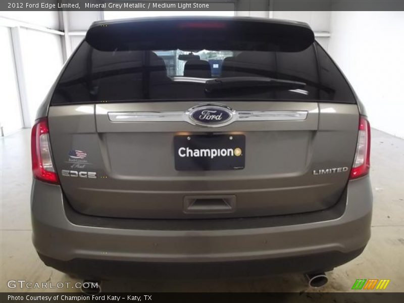 Mineral Grey Metallic / Medium Light Stone 2012 Ford Edge Limited