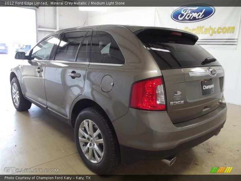 Mineral Grey Metallic / Medium Light Stone 2012 Ford Edge Limited