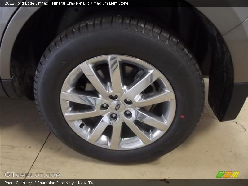 Mineral Grey Metallic / Medium Light Stone 2012 Ford Edge Limited