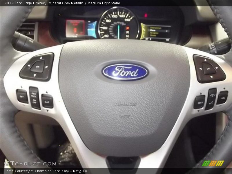 Mineral Grey Metallic / Medium Light Stone 2012 Ford Edge Limited