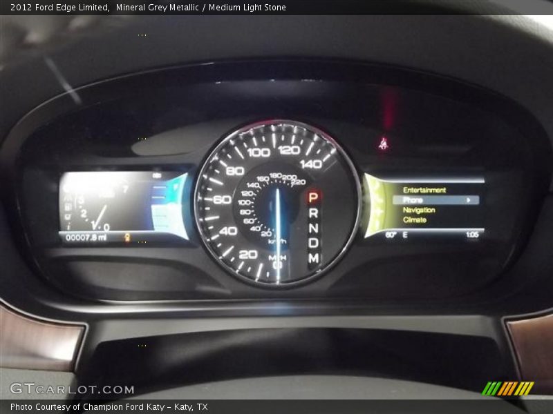 Mineral Grey Metallic / Medium Light Stone 2012 Ford Edge Limited