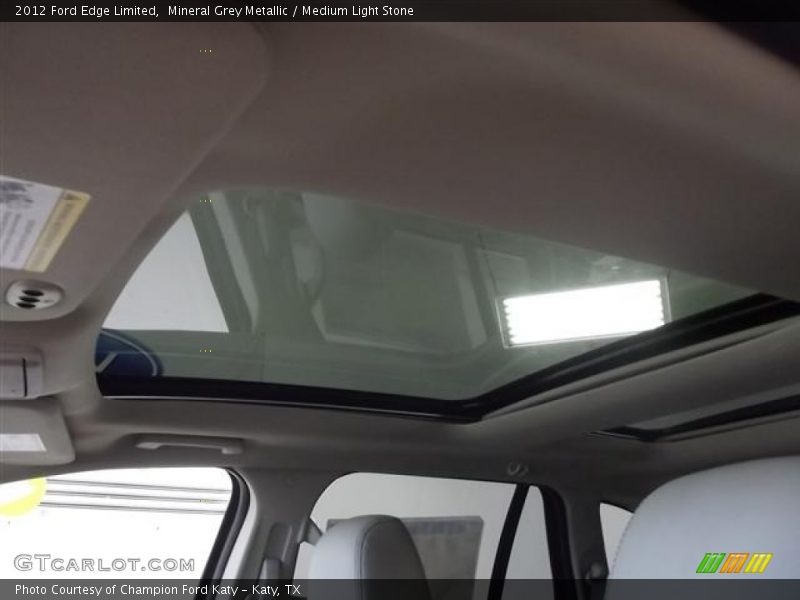 Mineral Grey Metallic / Medium Light Stone 2012 Ford Edge Limited