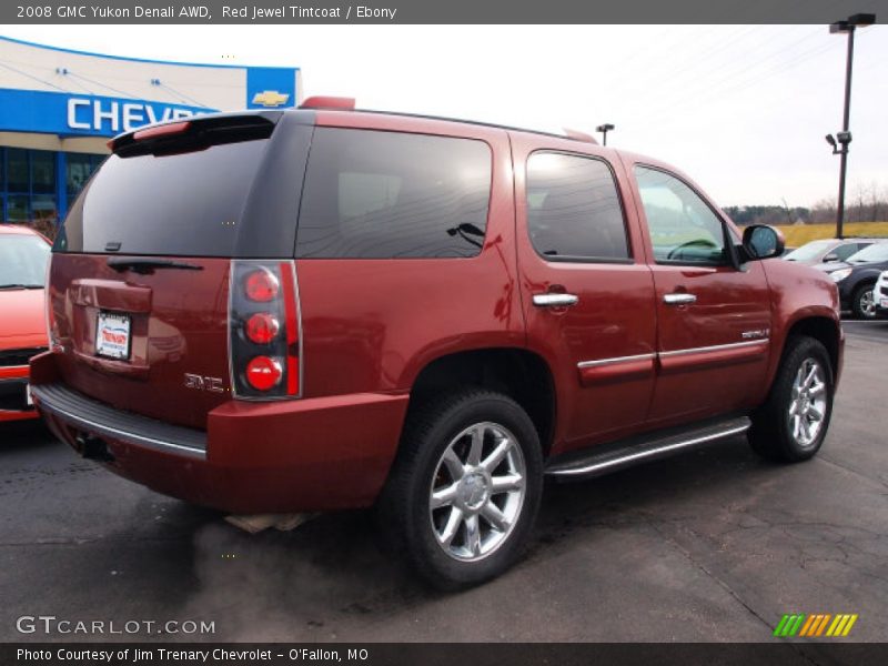 Red Jewel Tintcoat / Ebony 2008 GMC Yukon Denali AWD