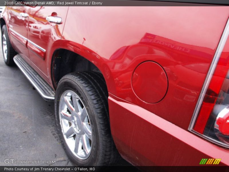 Red Jewel Tintcoat / Ebony 2008 GMC Yukon Denali AWD