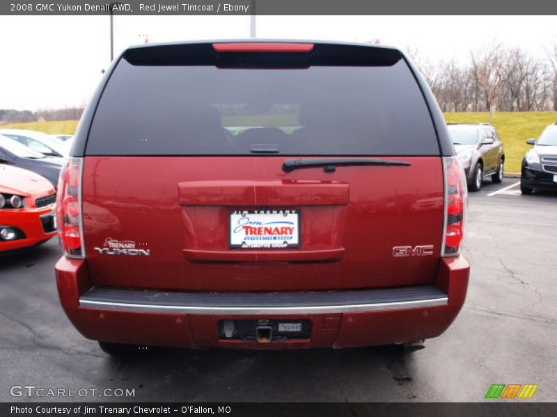 Red Jewel Tintcoat / Ebony 2008 GMC Yukon Denali AWD