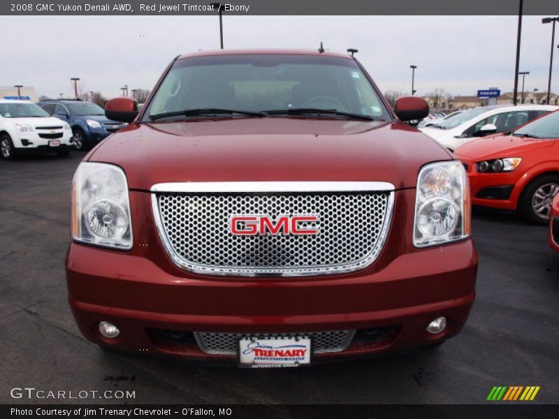 Red Jewel Tintcoat / Ebony 2008 GMC Yukon Denali AWD