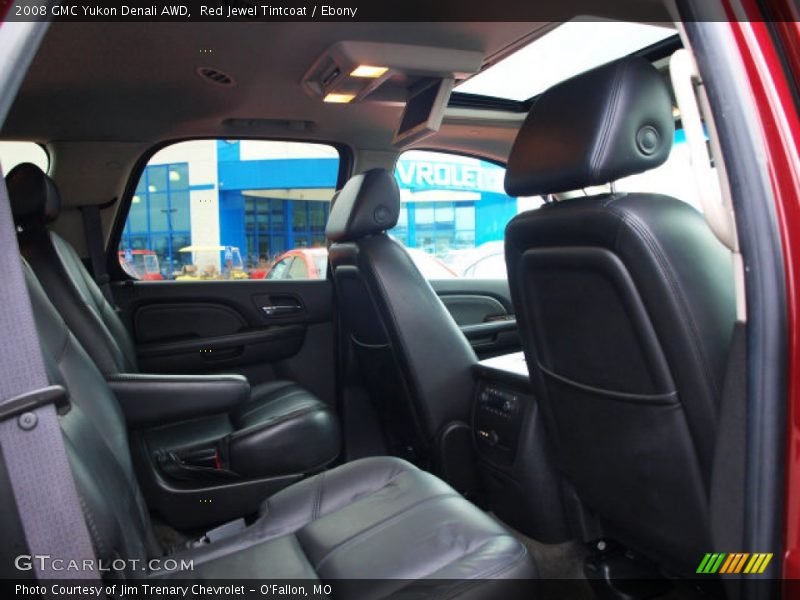 Red Jewel Tintcoat / Ebony 2008 GMC Yukon Denali AWD