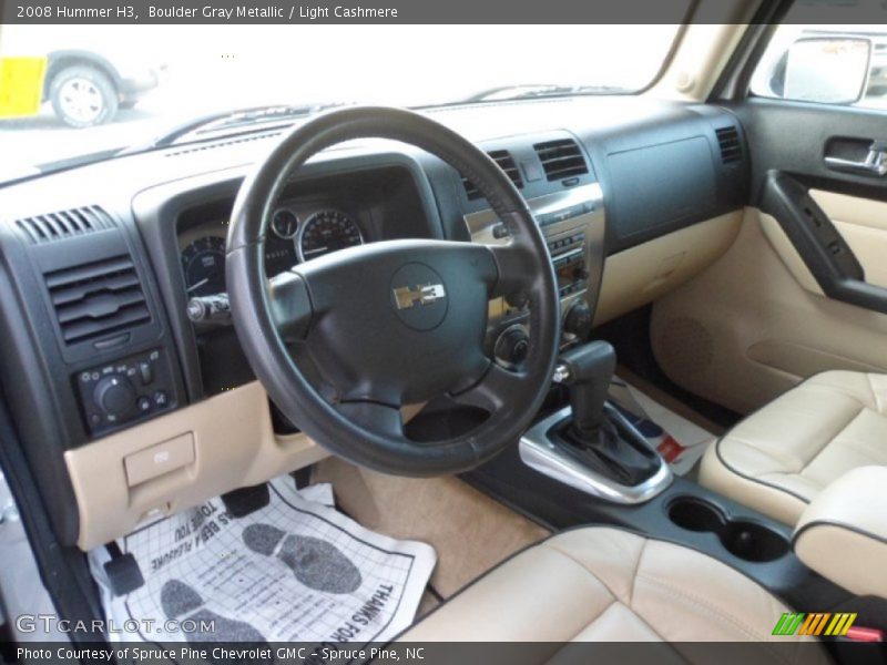 Boulder Gray Metallic / Light Cashmere 2008 Hummer H3