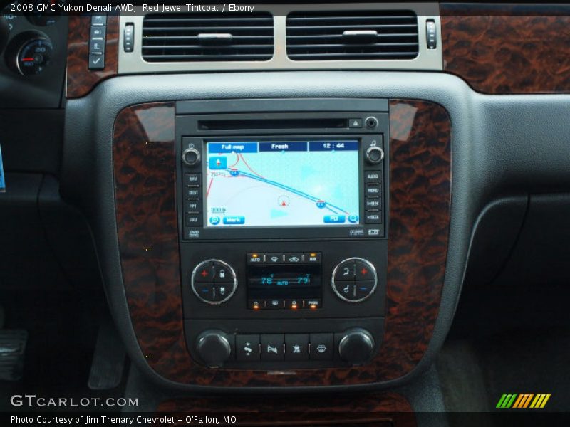 Red Jewel Tintcoat / Ebony 2008 GMC Yukon Denali AWD
