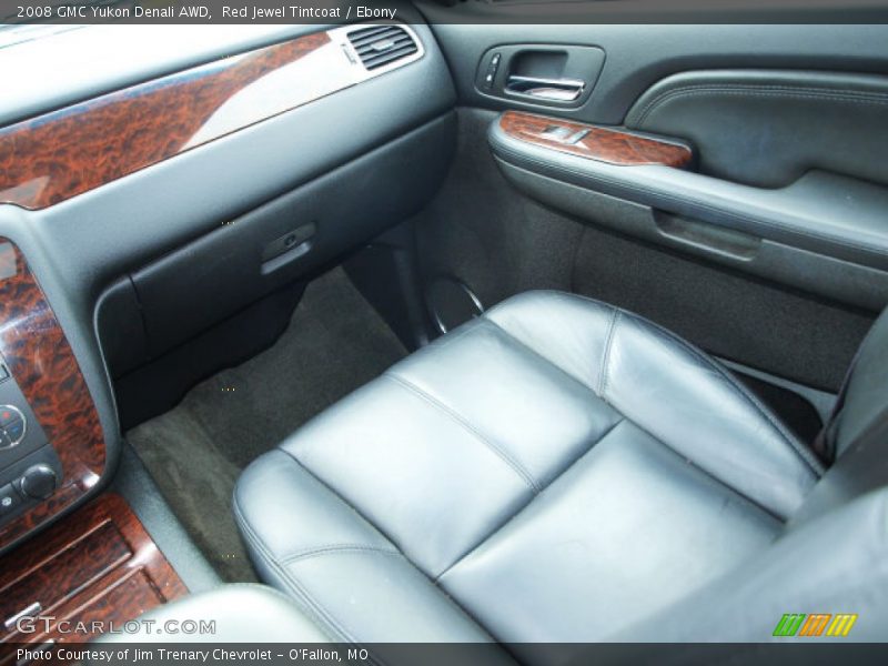 Red Jewel Tintcoat / Ebony 2008 GMC Yukon Denali AWD