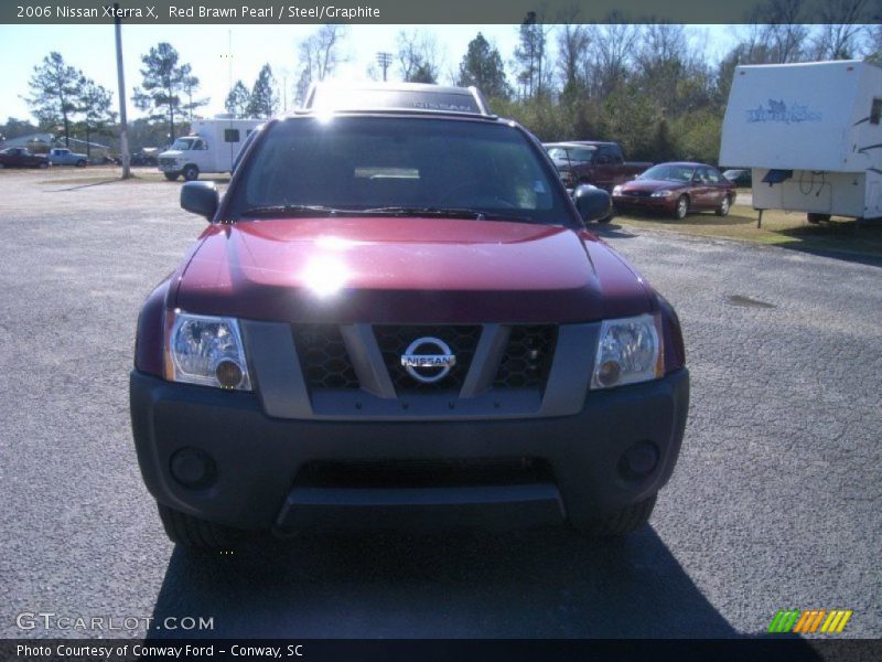 Red Brawn Pearl / Steel/Graphite 2006 Nissan Xterra X