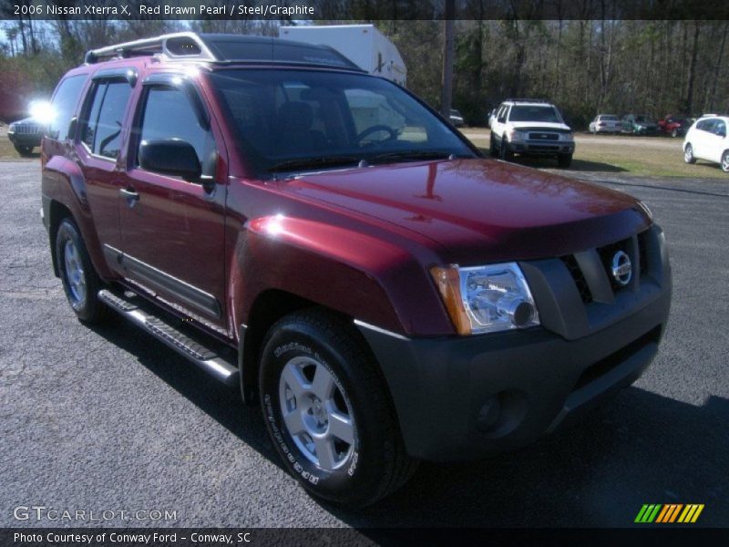 Red Brawn Pearl / Steel/Graphite 2006 Nissan Xterra X